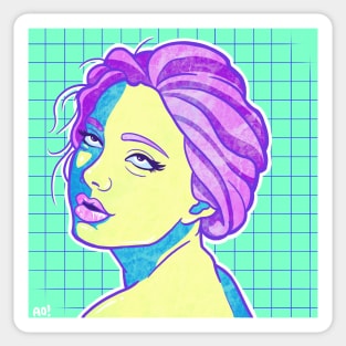 VaporWoman Sticker